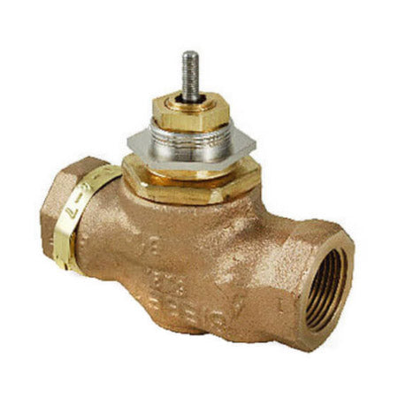 VK-7213-201-4-10: Valve,Assembly, 2 Way Normally Open, 1 1/2", NPT, 28 Cv, Equal Percentage, Bronze Body with Brass Trim Globe Valve, and 3-7 PSI Spring Return