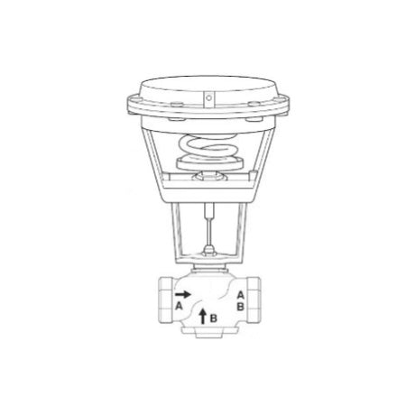 VK-7283-613-4-10: VB 1-1/2 in, 2W, Globe, STR, NPT, UC, SS, 28 cv, 170 PSI