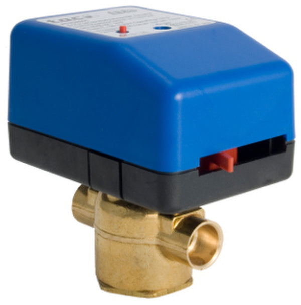 VM2212T33A00T: ERIE Erie PopTop, Zone Valve Assemblie, 1/2 in, 2-Way, Sweat, Brass, 2 cv, 50 PSI, Floating, Non-Spring Return, 24 VAC, No Leads, Time-out, NEMA