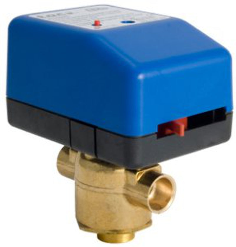 VM3212T33A000: ERIE Erie PopTop, Zone Valve Assemblie, 1/2 in, 3-Way Mixing, Sweat, Brass, 2 cv, 50 PSI, Floating, Non-Spring Return, 24 VAC, No Leads, NEMA 1