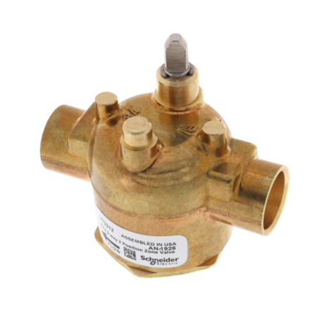 VT2212: Valve,Zone, 1/2", Sweat, Two Way, 2.5 Cv, Two Position Valve Body