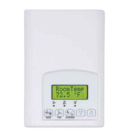 VT7350C5031B: Fan Coil Unit Controller: 2 On/Off or Floating Outputs, With Humidity, Standard Cover (PIR Ready), Commercial Interface.