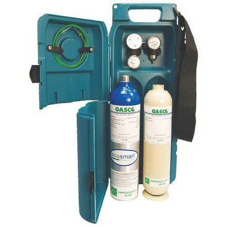 CC-58-AL: Plastic Carrying Case, (58, 105 and 116 Liter including ecosmart cylinders) (holds 2 cylinders)