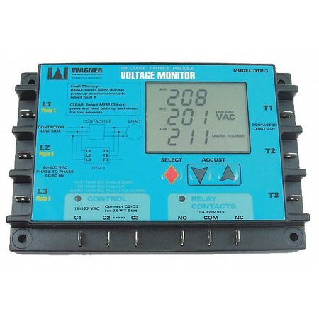 DTP-3: Digital Three Phase Line Voltage Monitor