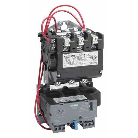 14FUF32AF: Electrical, Starter, 120Vac Coil Voltage, Three Phase, 3 Pole, 13-52 Amp Overload Rating, Nema Size 2, Frame Size B, Open Type Enclosure, Solid