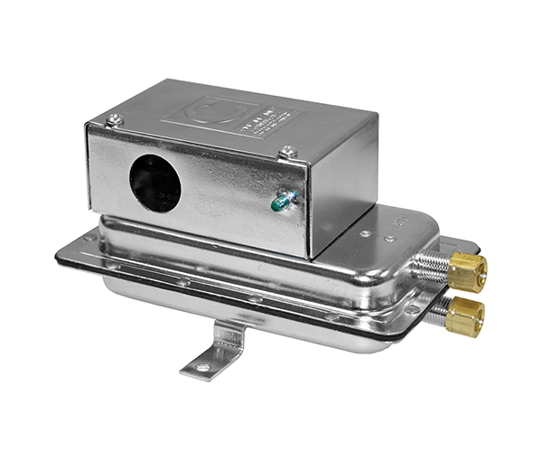 AFS-262: Air Pressure Sensing Switch, 0.05"0.02" - 2" w.c., 1/4" OD Sample Line Connection, SPDT Contact Arrangement, Air or Combustion By-Products that