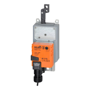 LHB24-3-T-100: Damper Actuator, 34 lbf [150 N], Non fail-safe, AC/DC24V, On/Off, Floating point, terminals