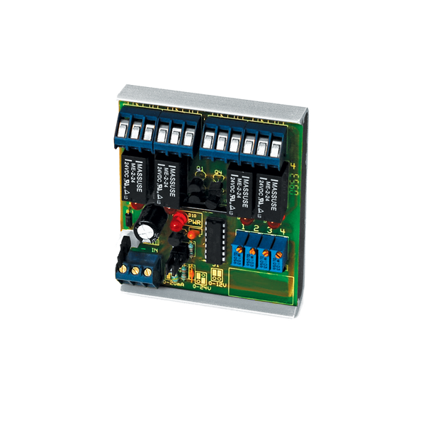 ATL: Advanced Control Analog Input To 4 Realy Output