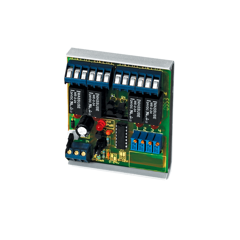 ATL: Advanced Control Analog Input To 4 Realy Output