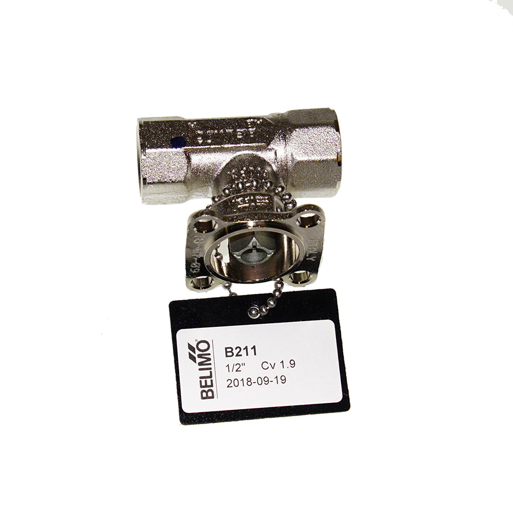 B211: 1/2" 2-Way Ball Valve 1.9 CV