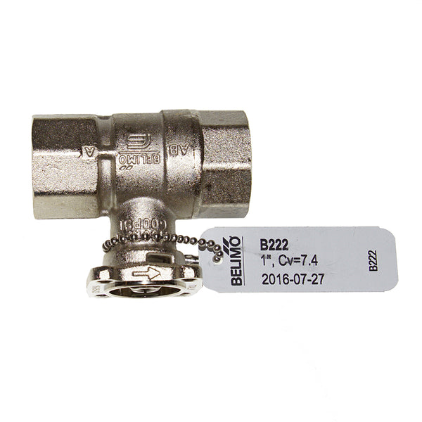 B222: 1" 2-Way Ball Valve 7.4 CV