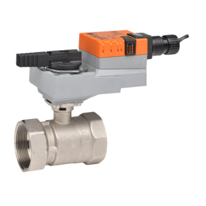 B230+LRB24-SR-T: 11/4", 2-way, Cv19|Valve Actuator, Non fail-safe, AC/DC24V, 2...10V, terminals, modulating