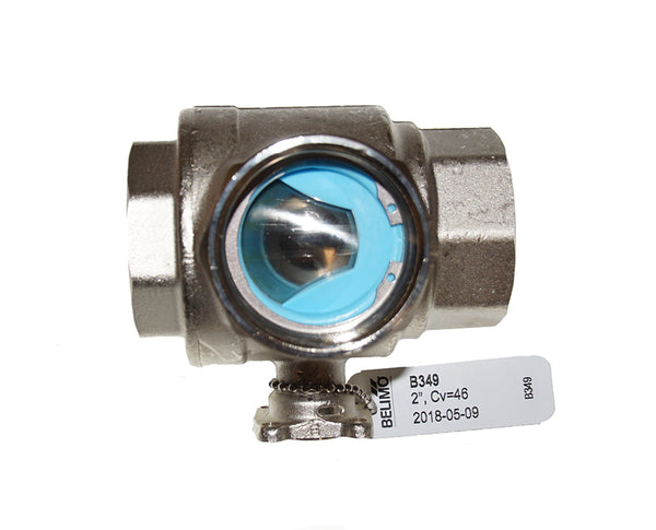 B349: 2" 3-Way Ball Valve 46 CV