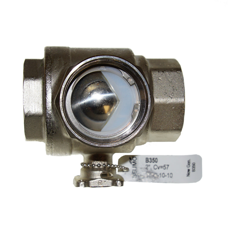 B350: 2" 3-Way Ball Valve 57 CV