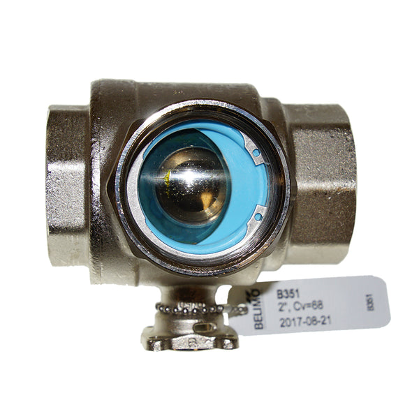 B351: 2" 3-Way Ball Valve 68 CV