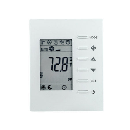 BAST-221CH-B2: BACnet MS/TP Thermostat 2-Heat/2-Cool/1-Fan/RH Wired