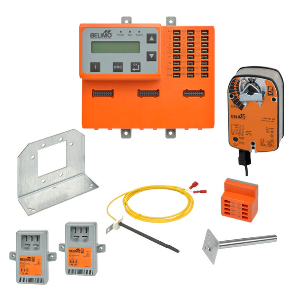 ECON-ZIP-DELF: ZIP Economize, Differential Enthalpy with DCV Capability and LF Spring Return Actuator (35 in-lbs)