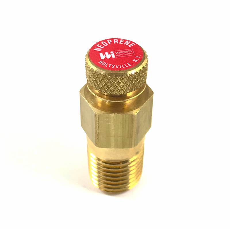 BP25-NP: 1/4" BRASS NEOPRENE 200F Pete's Plug