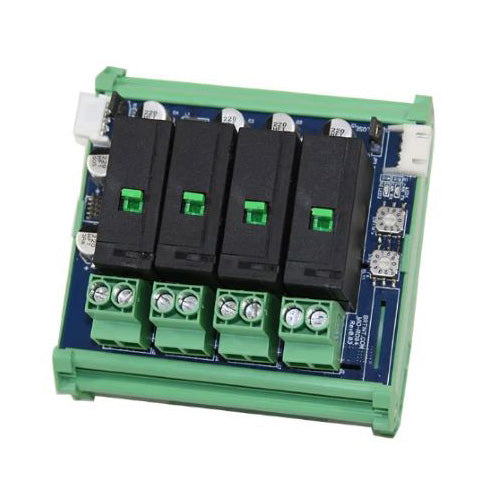 RO04: Relay Output Module, (4) Outputs Single Phase, 120/277 VAC, 20A