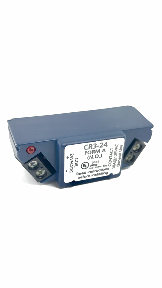 CR3-24: Command Relay, N.O. 24VAC/DC