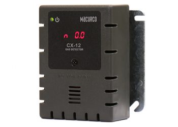 CX-12: Gray Housing-Carbon Monoxide CO/Nitrogen Dioxide NO2 Fixed Gas Detector & Controller, 100-240 VAC