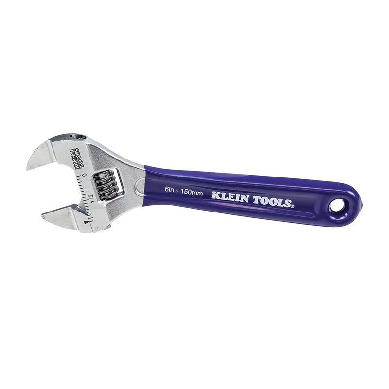 D86934: Slim-Jaw Adjustable Wrench, 6"