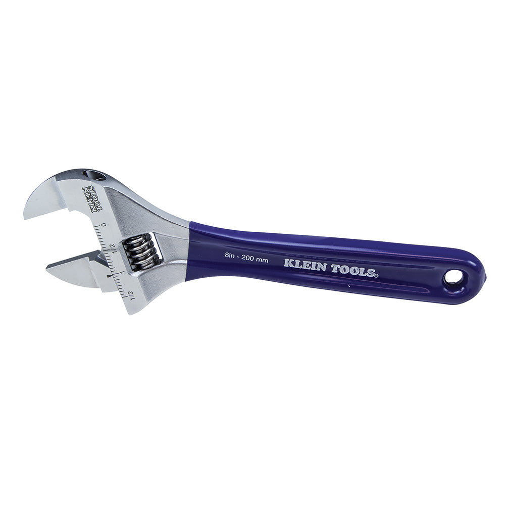 D86936: Slim-Jaw Adjustable Wrench, 8"