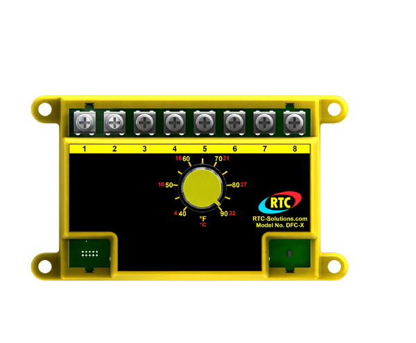 DFC-X: Direct Fired Temperature Control 0-24VDC output w/integral 40-90 dial