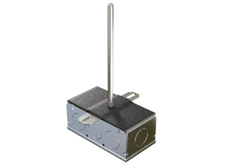 A/AN-D-12"-GD: 10,000 Ohm Thermistor (Type III), Duct, 12", Galvanized Enclosure