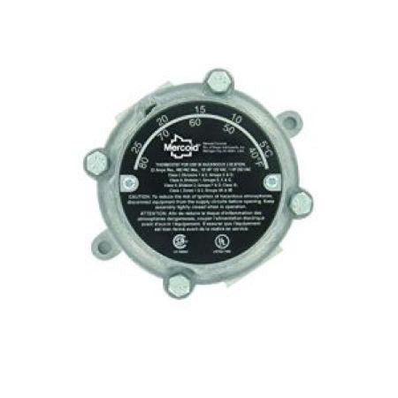 862E: Heavy Duty Thermostat, SPDT, -49/176F Degrees, Explosion Proof