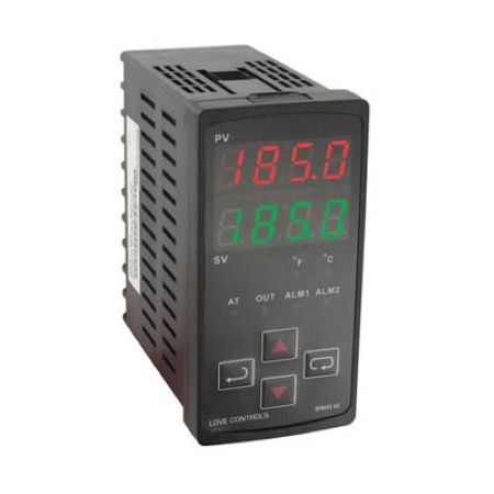 8C-5: DWYER 1/8 DIN temperature controller, current output.