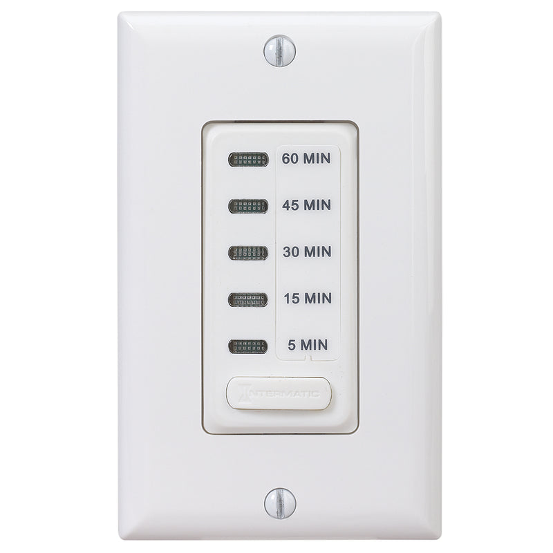 EI205W: Electronic Countdown In-Wall Timer 5, 15, 30, 45, 60 Minutes