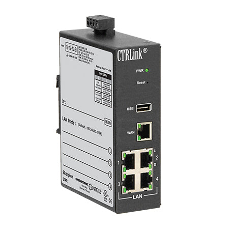 EIPR-V: Skorpion VPN Router with Four-port Switch and USB port for wireless connectivity