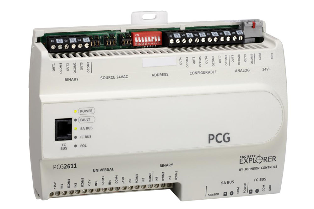 FX-PCG2611-0: Geo. Restricted Product, FX-PCG W/ 17 I/O; No Disp; W/ 6 UI; 2 BI; 4 Co; 3 Bo; 2 Ao