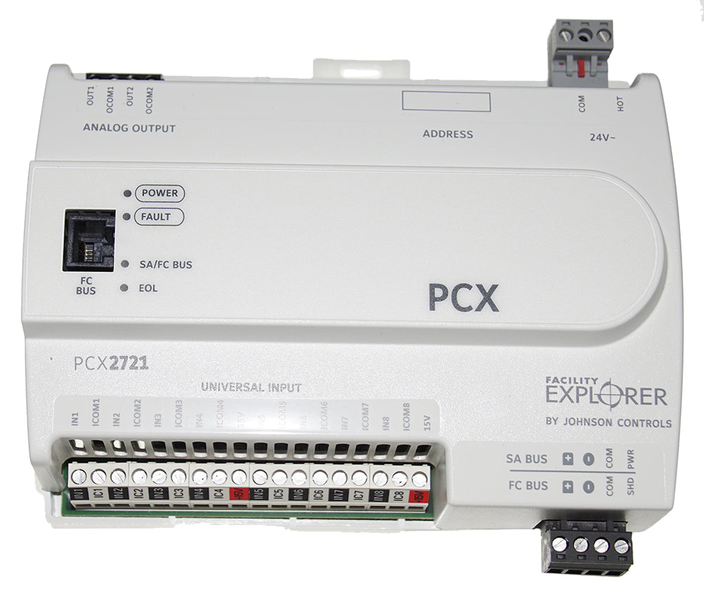 FX-PCX2721-0: Geo. Restricted Product, FX-PCX Expansion I/O Module For FX-Pc Series Controllers W/ 8 UI; 2 AO