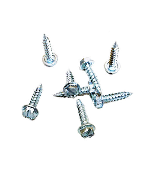 MA03415-2: #8 x 1/2" Hex Washer Slotted Head Screw 100/Bag