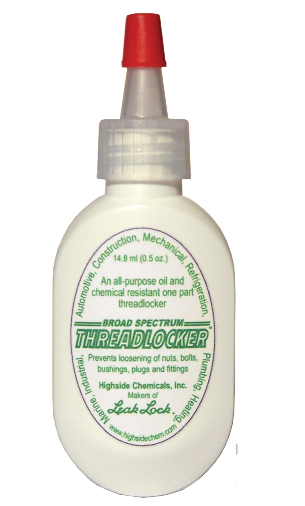 HS13001: THREADLOCKER 0.5oz Temperature Range -200F to 425F, Pressure Range Full vacuum to 10,000 PSI