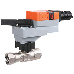 B215HT186+LRB24-SR: HTCCV,0.5",2 Way,1.86Cv,w/ Non-Spring,24V,Modulating