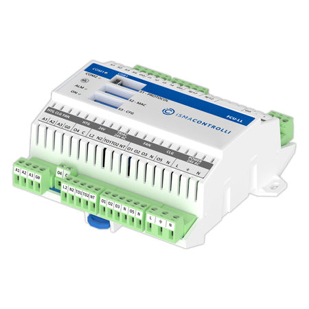 iSMA-B-FCU-LL: Configurable/Free programable fan-coil unit controller