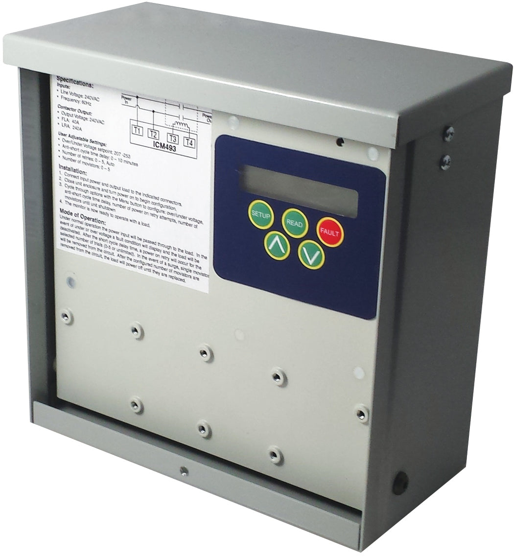 ICM493: Single Phase Monitor with surge supression