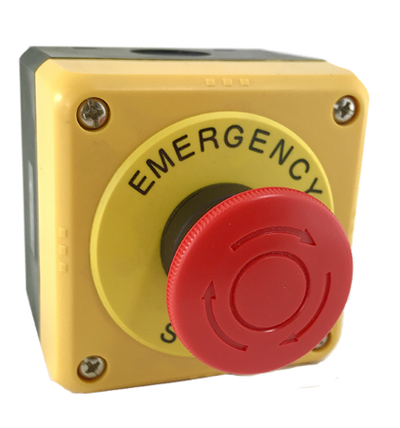 JZ-4100: Emergency Stop Switch, SPST-NO, SPST-NC, Pushlock Turn