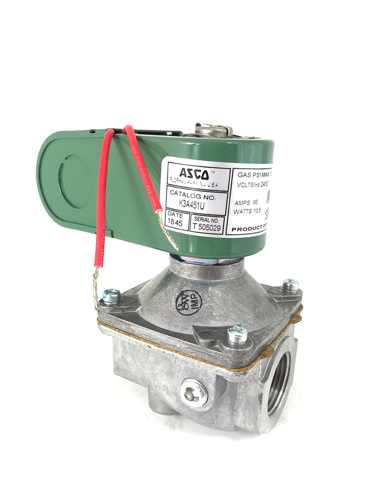 K3A451V: 3/4" solenoid valve 24V 1/2 PSI gas application