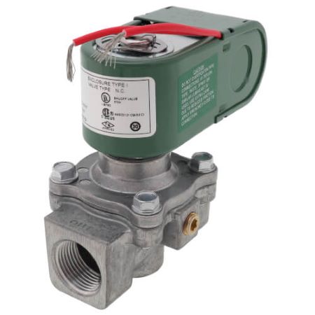 K3A452V: 3/4"120V N/C GAS Valve 1/2#MAX