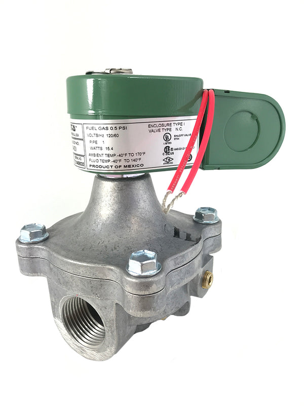 K3A462V: 1" solenoid valve 120V 1/2 PSI gas application