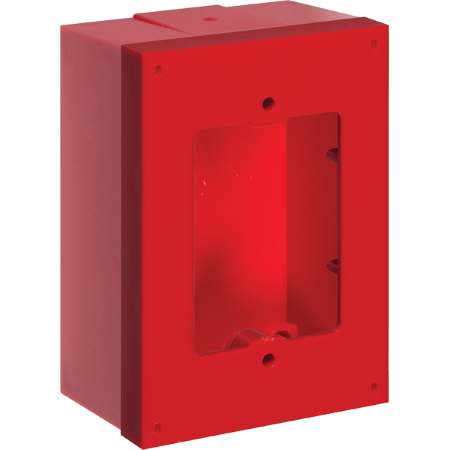 KIT-71101A-R: Back Box and Spacer Kit for Stopper Stations - Red