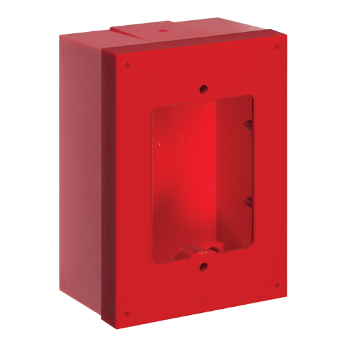 KIT-71101A-R: Back Box and Spacer Kit for Stopper Stations - Red