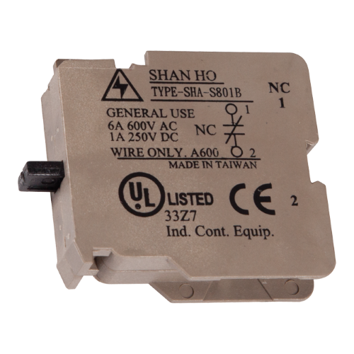 KIT-E10198: Emergency stop station N.C. Contact Block