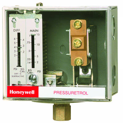 L404F1094: Pressuretrol Controller SPDT R-W Make on Rise R-B Break on Rise 20-300PSI Auto Reset