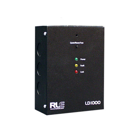 LD1000: SeaHawk Single Zone Leak Detection Controller; selectable audible, includes LC-KIT, requires an isolated 24VAC/VDC power supply