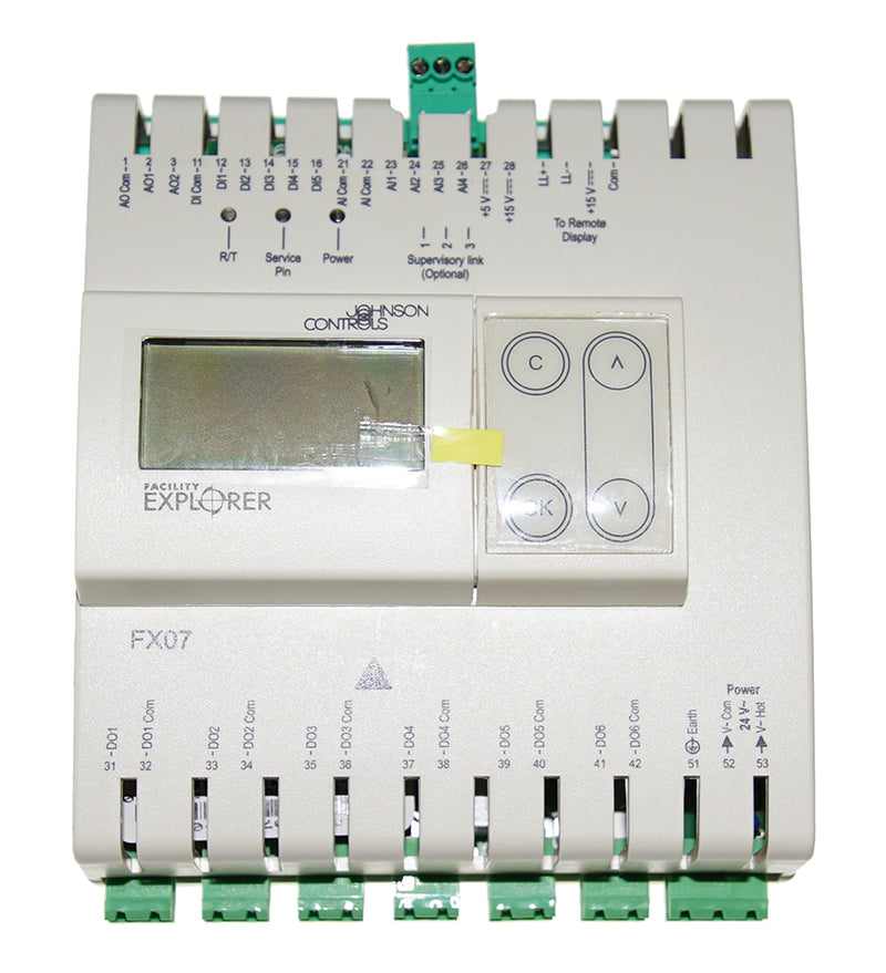 Fx 05 Controller LP-FX07D51-000C: FX07 Controller With Display 4 AI 5 DI 6 Do With N2 ...